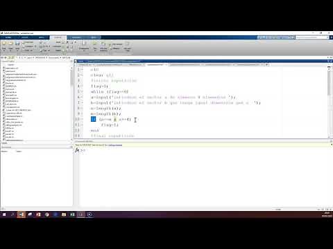 Bucle While en Matlab para repetir entrada de datos.