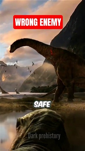 Giants That Underestimated Their Enemy #dinosaur #extinctanimals #shorts
