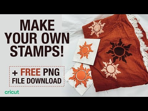How to cut craft foam using Cricut | DIY Stamps | Cricut Tutorial