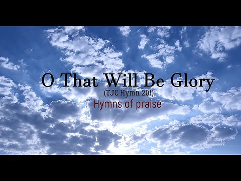 Hymn - O That Will Be Glory (piano hymn instrumental with lyrics)