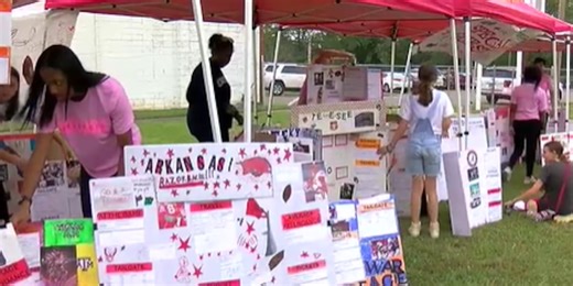 Students at Collins-Riverside Intermediate School host school‘s first ’math tailgate’