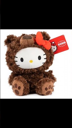 Sanrio Hello Kitty Philbin Brown Teddy Bear 10-Inch Premium Stuffed Animal Plus
