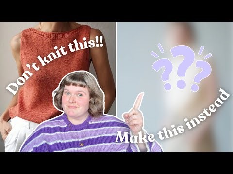 Patterns I won’t knit (they don’t go to my size!) + what I’d make instead | Ep 5 Katie Parrott Makes