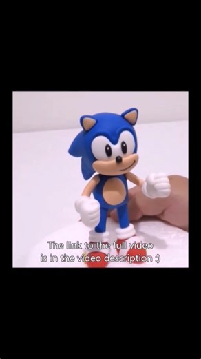 Sonic the hedgehog cake topper #sonic #sonicthehedgehog #sega