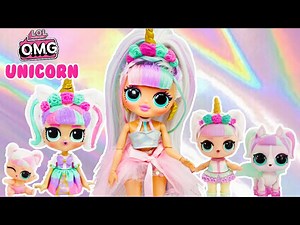 LOL OMG Makeover DIY Unicorn Big Sister OMG Fashion Doll - Videos For Kids