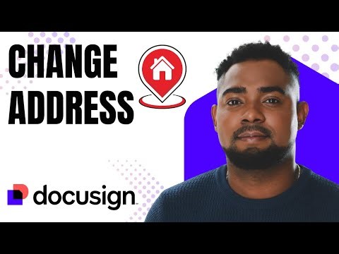How to Change Address Format on DocuSign (Update Address Settings)