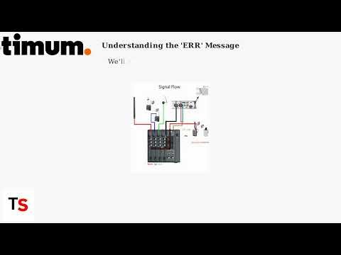 How to Fix “ERR” on an Optimum Cable Box – Signal Refresh & Reauth