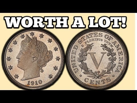 V NICKELS WORTH A LOT OF MONEY! 1910 Liberty Head Nickel Values