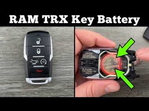 2021 - 2024 RAM TRX Key Fob Battery Replacement - How To DIY Change Replace TRX Remote Batteries