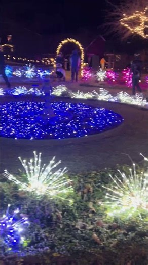 Impressive holiday lights at Shelburne Museum