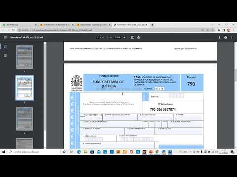COMO DESCARGAR Y CUMPLIMENTAR LA TASA 790- 026 PARA NACIONALIDAD ESPAÑOLA POR RESIDENCIA