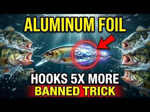 Why Covering the Lure with Aluminum Foil Makes You Catch 5x More Fish? Trick Banned in Tournaments