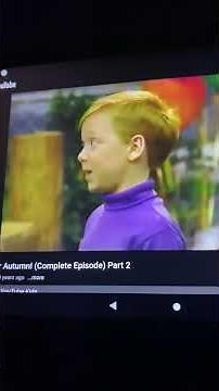 Barney Falling For Autumn! Peanut Race Scene (1993)