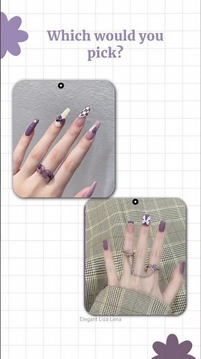 "Trendy Nail Paint Designs 2025 💅 | Easy & Aesthetic Nail Art Ideas" elegant lisa lena