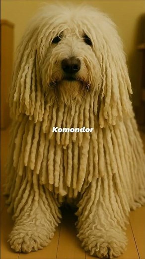Komondor Glow-Up | From Fluffy Pup to Majestic Mop Dog 🐕✨