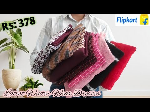 Flipkart WINTER Wear Haul 👗 | Latest Woollen Kurti / kurta Sets | Start Rs: 378 | Affordable #flip 😍