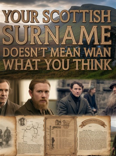Most Scottish surnames didn't start as bloodlines.They started as occupations, land or rank inside the Clan system.Your name may tell us what your ancestor actually did In medieval scotland drop your surname below👇 Scottish surname meaning , scottish clan history , highland society medieval scotland clan system explained scottish genealogy , surname origins scotland highland history facts #scottishhistory #scottishsurnsme #clanhistory #highlandheritage