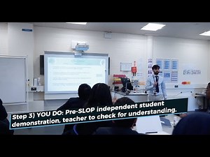 Model by using the steps 'I do', 'we do', and 'you do'. Omer Pazar, CCS, CST