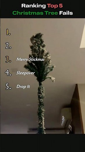 Top 5 Christmas Tree Fails – Holiday Disasters That’ll Make You Laugh #christmastree #xmas