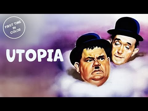 Utopia | COLORIZED | Stan Laurel & Oliver Hardy | Classic Comedy Film