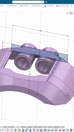 Precision First Modelling a Caliper in CAD ⚙️📐 #cad #modelling #speedmodelling #engineer #solidworks