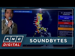 WATCH: PAGASA rainfall, wind forecasts as 'Dante', 'Emong', southwest monsoon batter PH | ANC