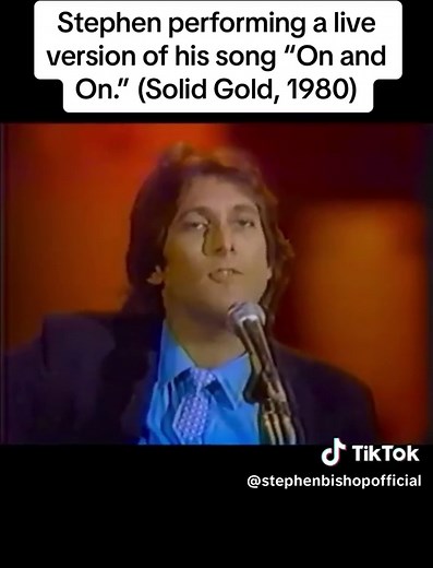 Stephen performing a live version of his song “On and On.” (TV Show: Solid Gold, 1980). #fyp #stephenbishop #songs #onandon #music #musicians #foryou #songwriters #singersongwriter #1970smusic #1980svibes #classicrocktiktok