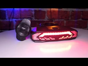 Wireless Tail Light With Brake Light, Turn Signal & Anti Theft Alarm