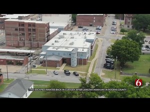 2 Escaped Inmates Back In Custody After Lengthy Manhunt In Rogers County