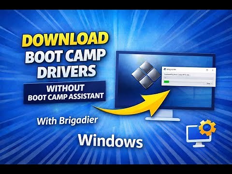 Download Boot Camp Drivers without Boot Camp Assistant with Brigadier | GearUpWindows Tutorial
