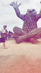 Twas a bit windy and we had to multitask with grace 😂 But still Sang a song today for this legend Santi ikto #giantsofmandurah | Matt Gresham