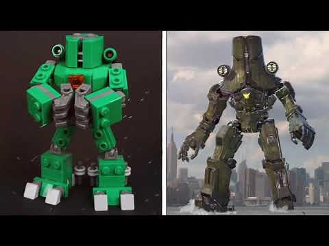 LEGO PAICIFIC RIM ROBOS BASEADOS NO FILME