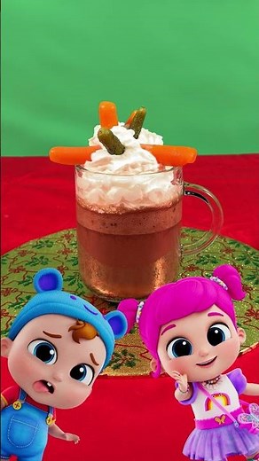 ¡El chocolate caliente asqueroso de Baby John! ¡Qué asco! 😝 #littleangel #babyjohn