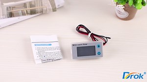 Watch DROK 10-100V Digital Battery Monitor Operation on Amazon Live