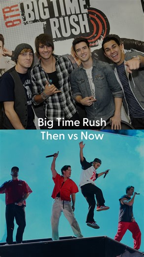 Big Time Throwback. ✨ Can’t believe it’s been this long since we were blasting ‘Boyfriend’ on our iPods... and honestly, they’ve still got it. 👏 #BigTimeRush #Throwback #Nostalgia #PopCulture #ThenAndNow #BTR | PureWow