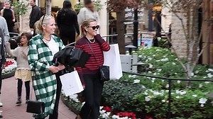 Reese Witherspoon goes holiday shopping with a friend in LA