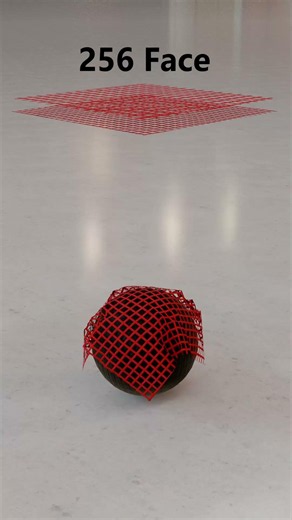 Wireframe Cloth 3D Simulations