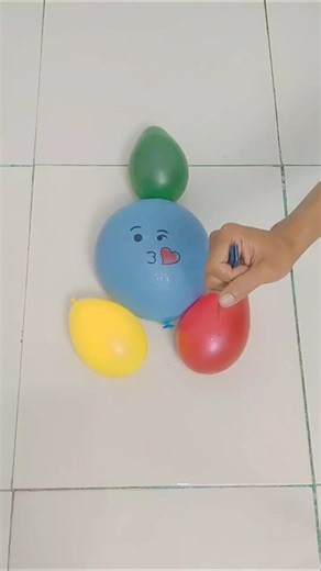 Water Balloon Popping in Slow Motion | Satisfying Color Splash & ASMR Pop 💦🌈 #shorts #popping