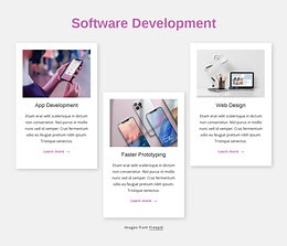 Software development engineering - Website Template by Nicepage