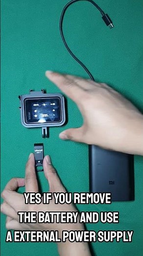 GoPro Hero 8 Can You Video Record without Battery? Only w/ Cable or Power Bank? YES!
