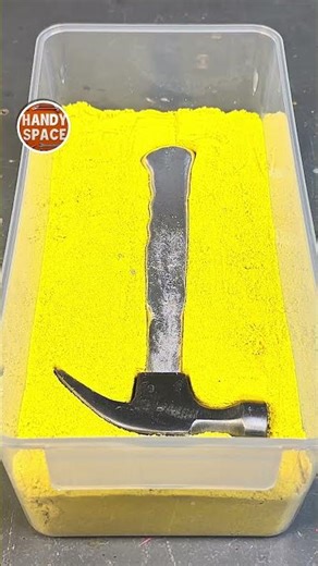 Cast a New Handle! A Sand, Hammer, and Tin Trick! #tools