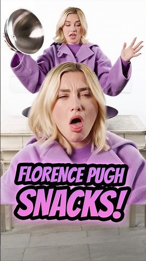 FLORENCE PUGH compares American snacks VS British snacks. Which country has the BETTER snack food?!