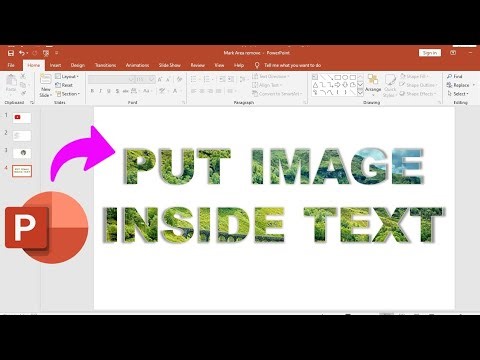 How To Put Image Inside Text In PowerPoint