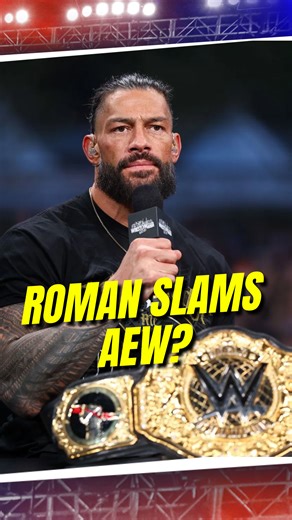 Roman Reigns just dropped a truth bomb about WWE! With no real competition, he’s igniting debates among fans.