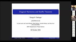 George Seelinger – OIST Representation Theory Seminar – 26th October 2021
