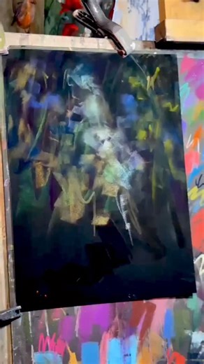 A peek into the layers of light and colour as this painting slowly comes to life. #pastelart #stephieclarkart #softpastels #artprocess #pastelpainting #pastelartist #floralart #colourandlight #artreel #pastelreel | Stephie Clark