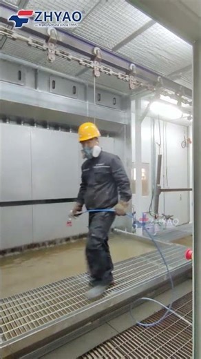 Liquid Painting Spray Booth#powdercoating #painting