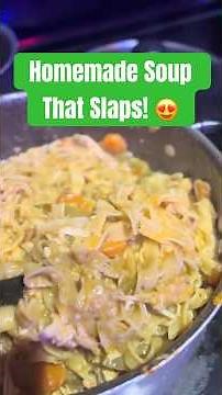 I Made Homemade Chicken Noodle Soup & It Might Be the BEST Soup EVER 😱🍲🔥