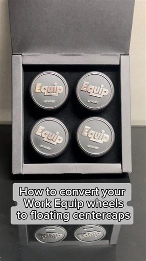 Phil | How to convert your work equip wheels to floating center caps in 4 easy steps! #workwheels #workwheelsjapan #workequip #floatingcentercaps... | Instagram