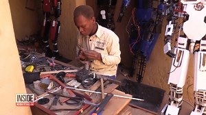 When money troubles put a wrench in his plans to become an electronic engineer, 22-year-old Mutasim Jubril didn't let that stop him from achieving his dreams. Working out of his family home in Sudan, Mutasim has put together some incredible robot creations using recycled bits, parts from junk dealers, and anything he can find on the internet. He's hoping these creations will land him a scholarship or some interest from businesses. | Inside Edition